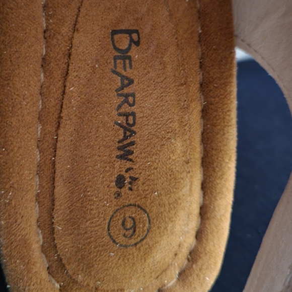 BearPaw VIENNA Cow Suede Open Toe Ghillie Lace Up Bootie Sandal Shoes Size 9 NEW - Picture 5 of 8